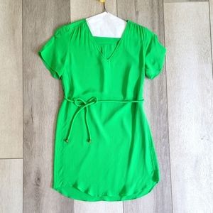 Amanda Uprichard Green Belted Dress